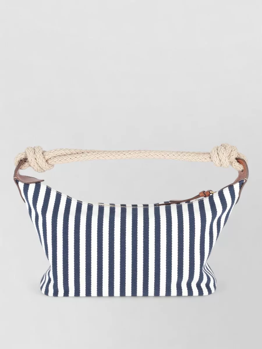 Miu Miu Na embroidered canvas shoulder bag