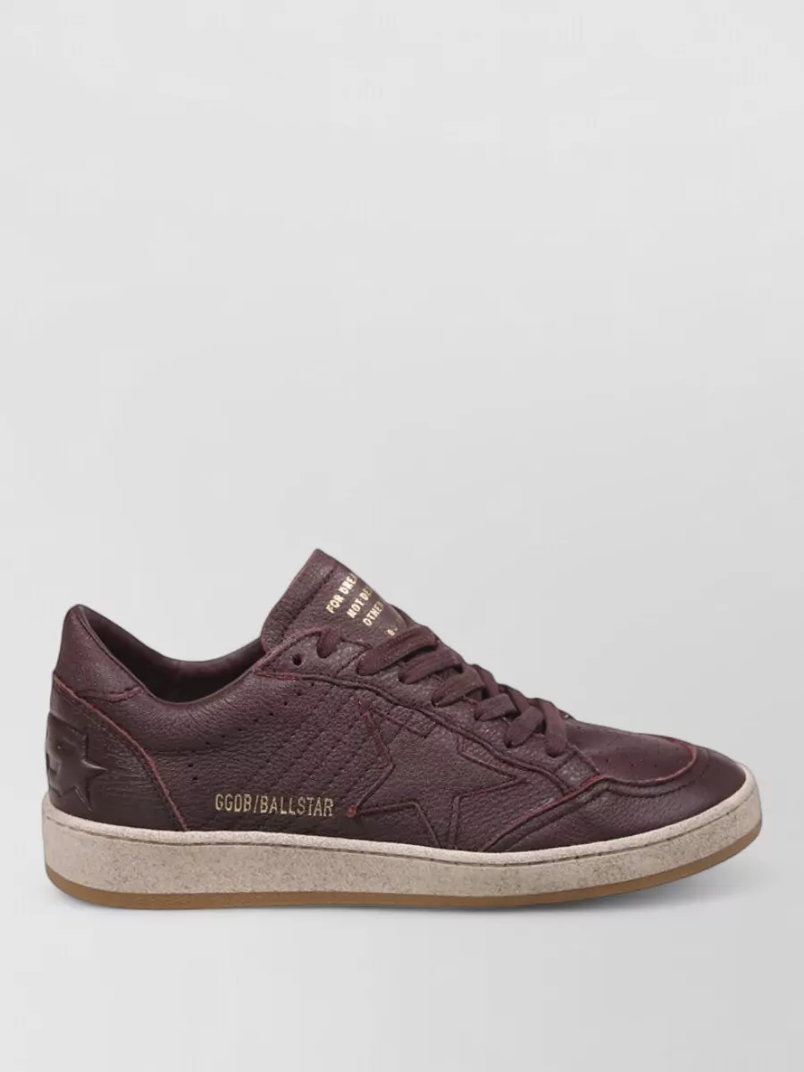 Golden Goose Leather Lace-Up Shoes