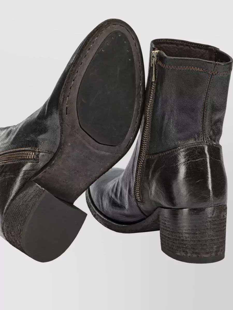 Officine Creative Leather Ankle Boots
