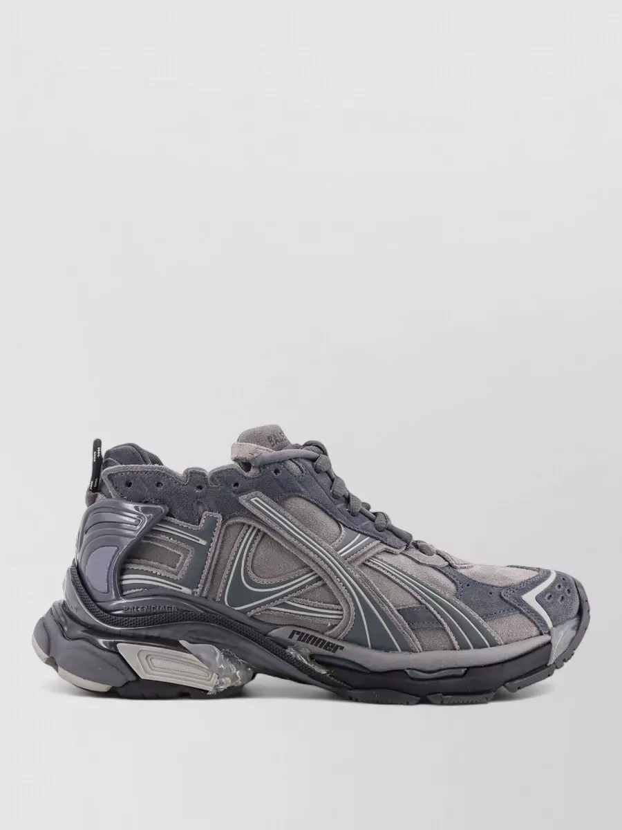 Balenciaga Suede Leather Low-Top Sneakers