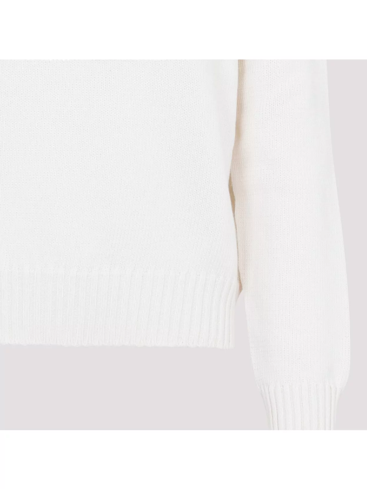 Ralph Lauren Collection Cotton And Tech Fabric Crew Neck Pullover