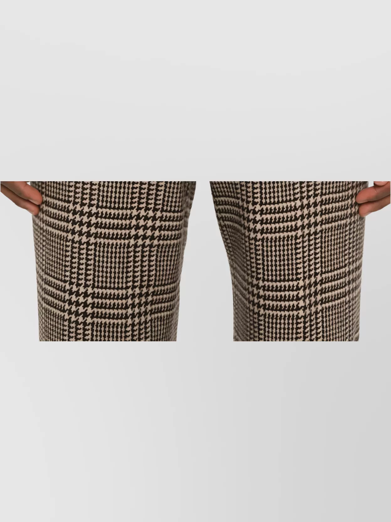 Emporio Armani High Waist Wide-Leg Trousers With Button Accents