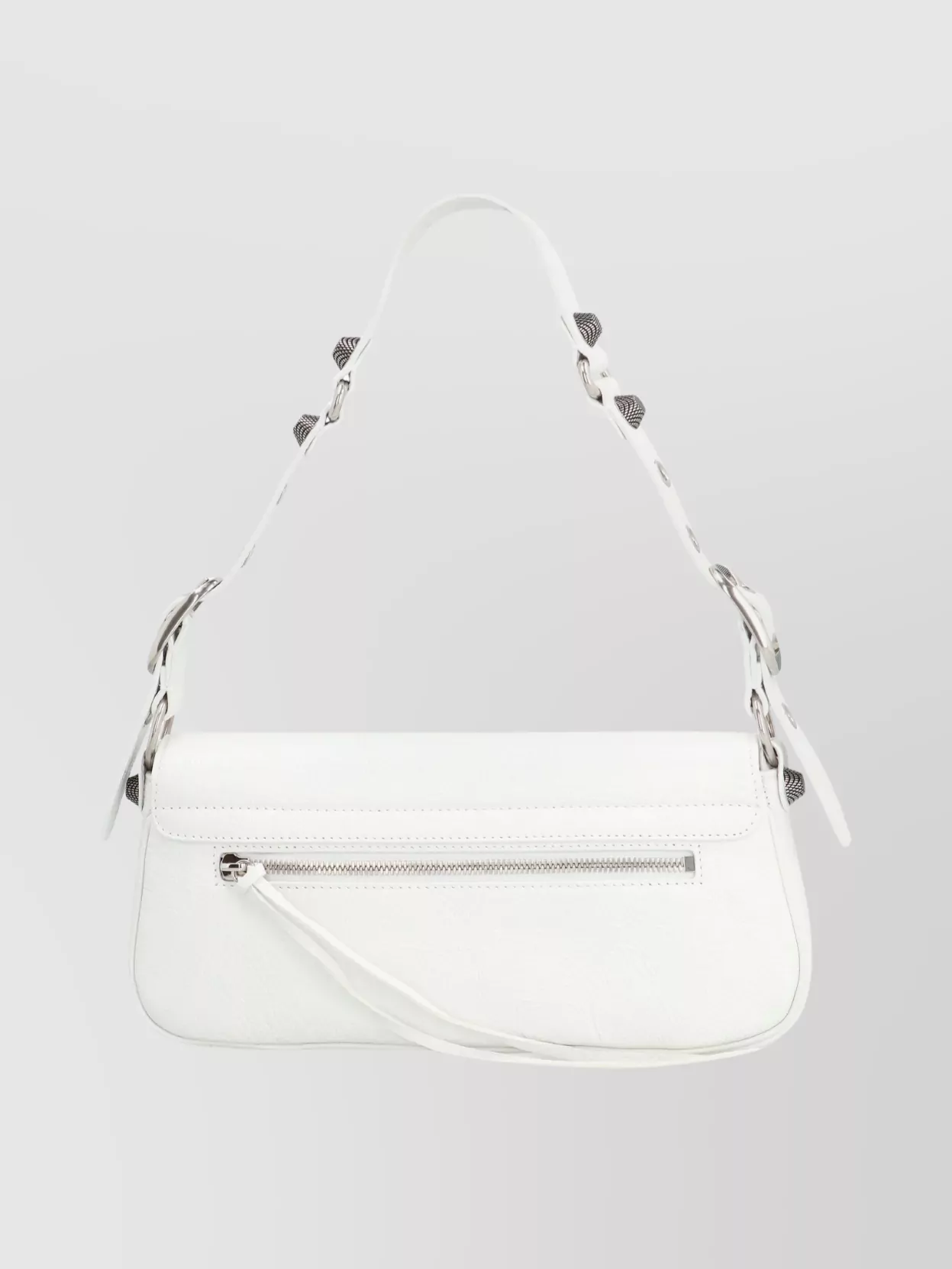 Balenciaga Leather Crossbody Bag Featuring Studs