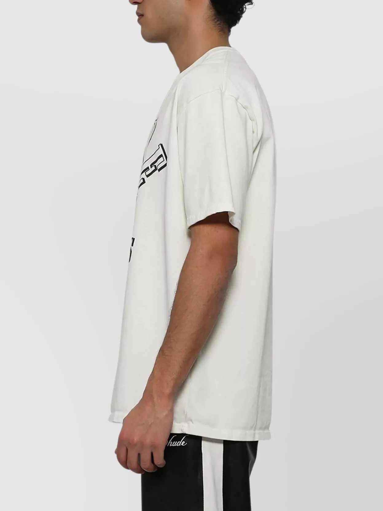 Rhude Vintage Graphic Crew Neck T-shirt In White