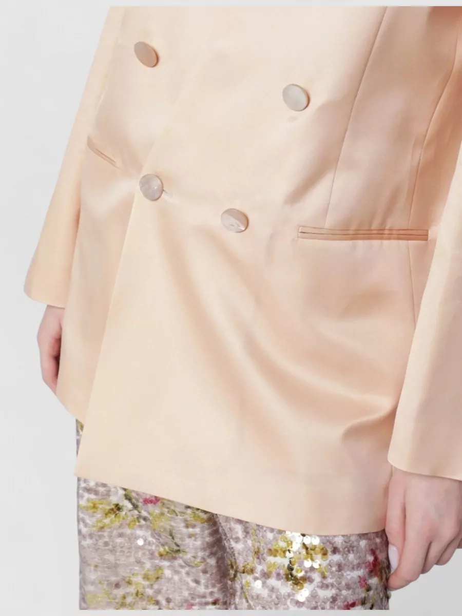 Alberta Ferretti Double Breasted Coat