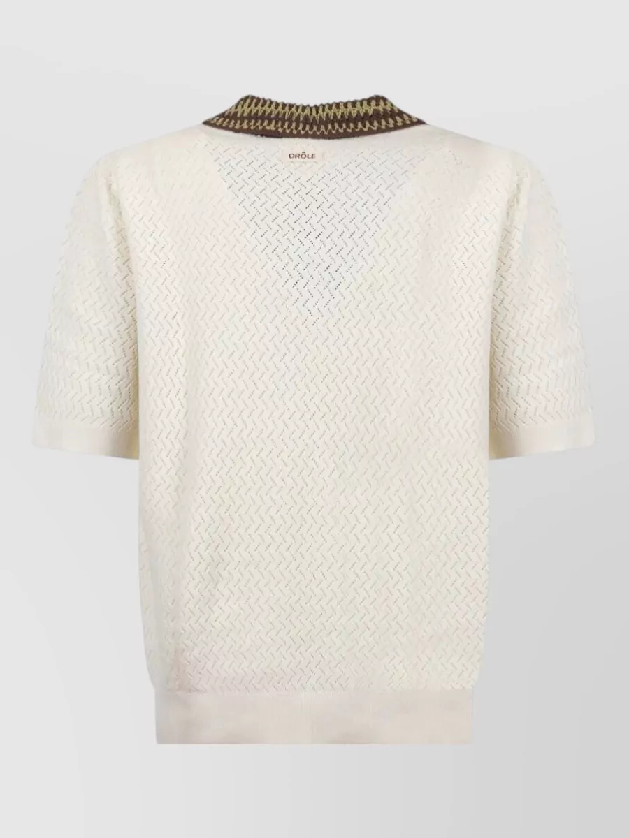 Drôle De Monsieur Cotton Polo Shirt