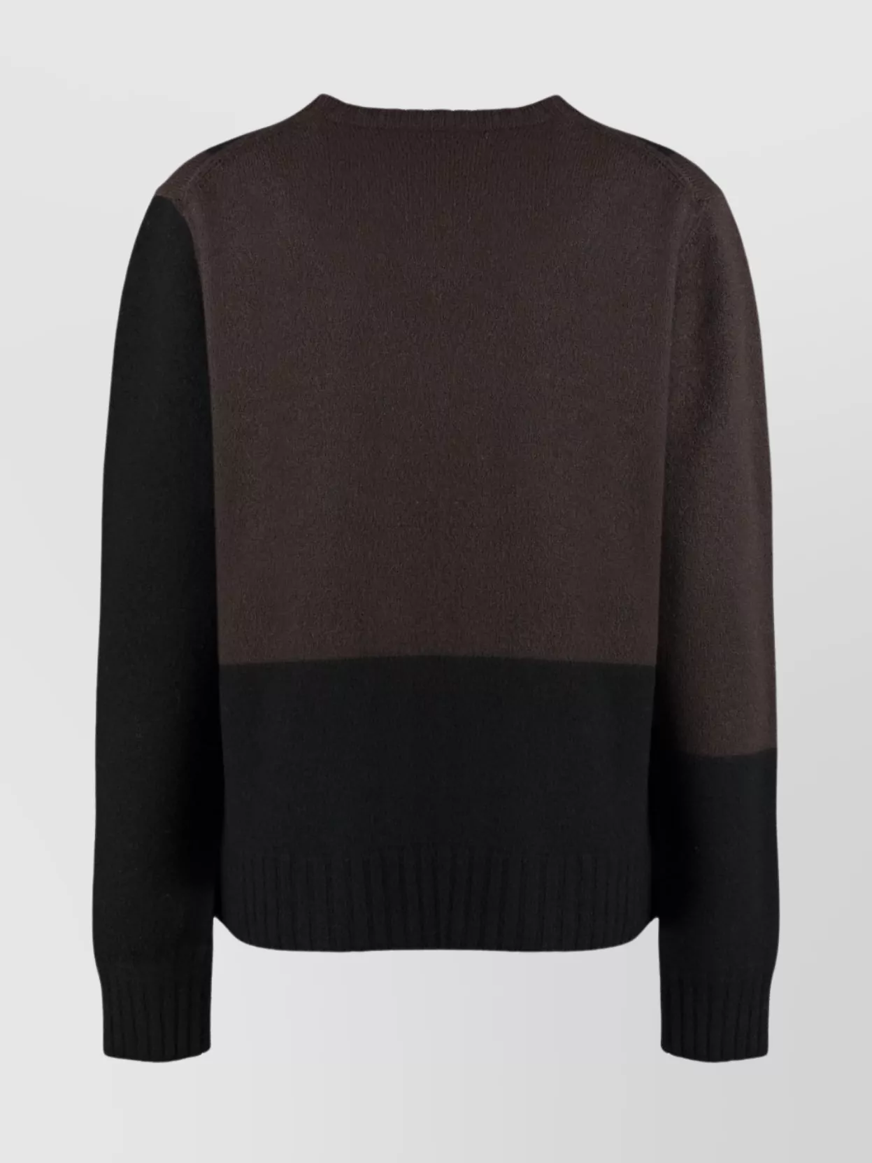Jil Sander Geometric Pattern Crew-Neck Wool Sweater