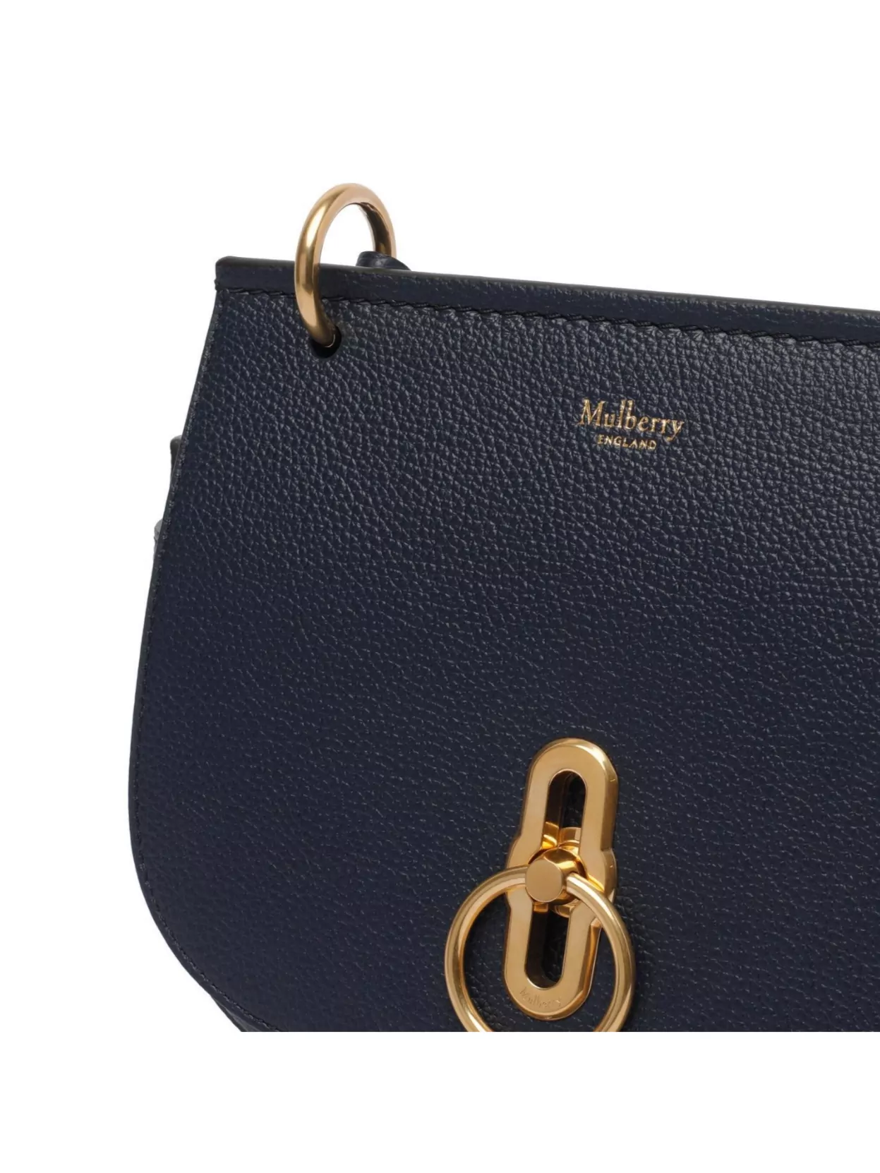MULBERRY AMBERLEY PEBBLED LEATHER SATCHEL BAG