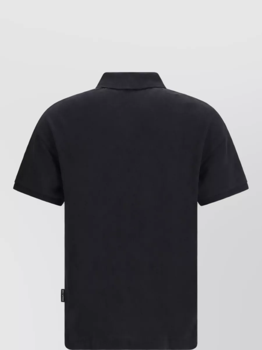 Palm Angels Cotton Short-Sleeve Polo Shirt