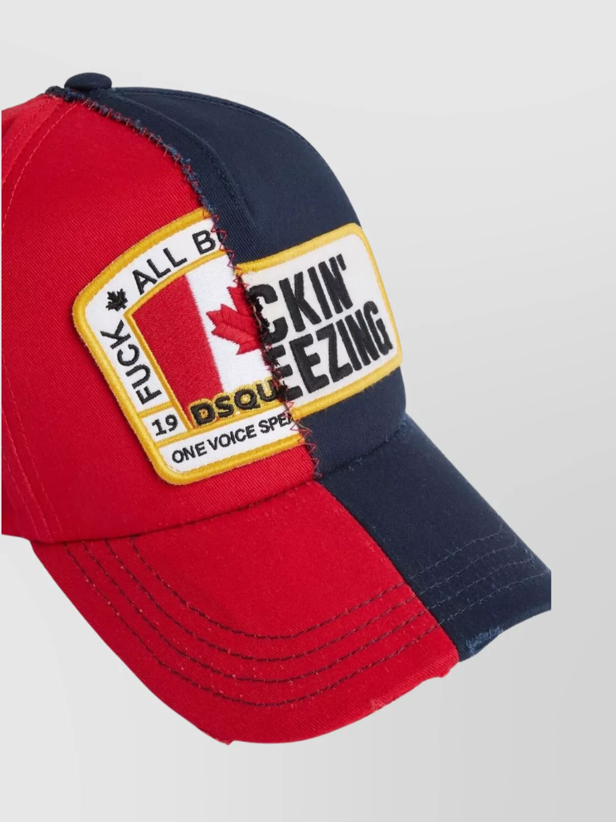 Dsquared2 Two-Tone Baseball Cap Logo Patches