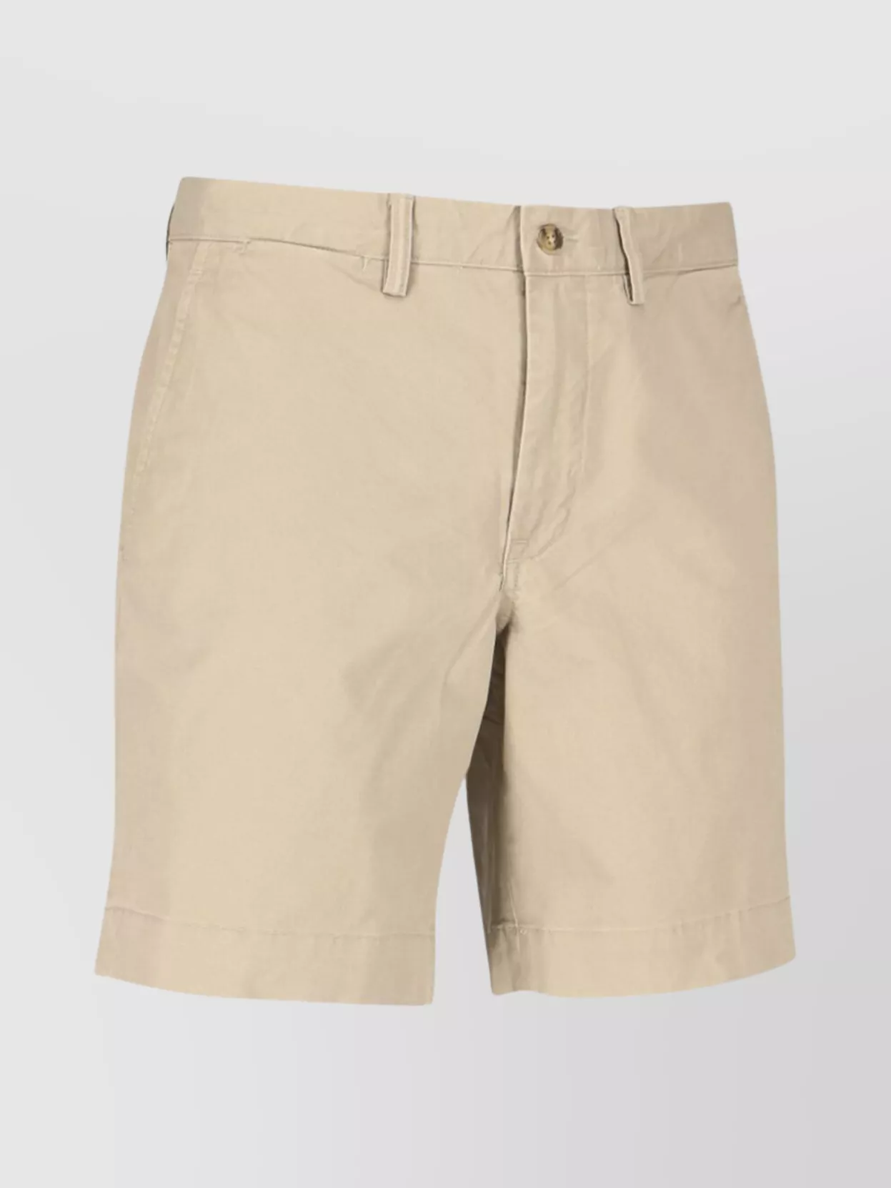 Polo Ralph Lauren Straight Cut Shorts With Back Pockets And Belt Loops