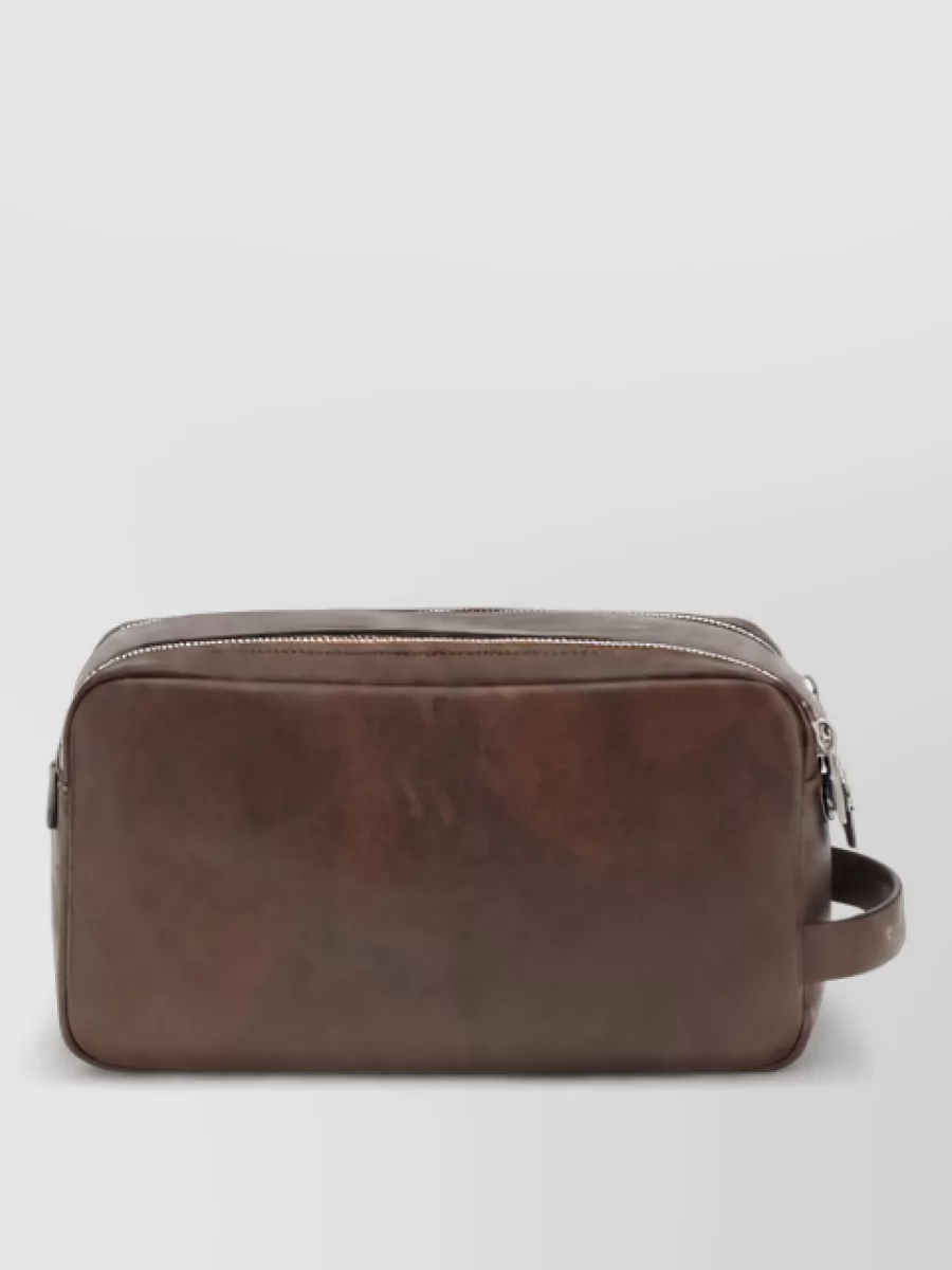 Brunello Cucinelli calf leather wallet