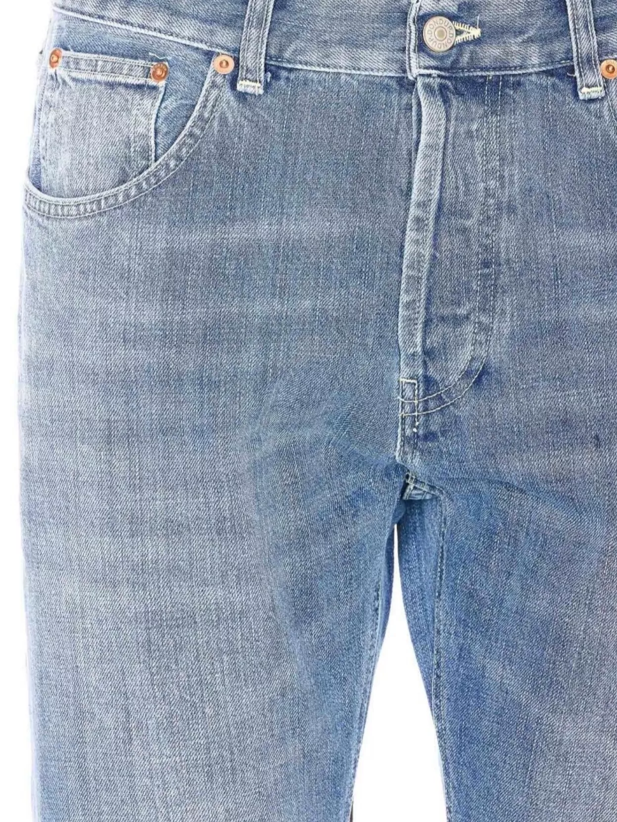 Dondup Slim Fit Carrot Trousers With Belt Loops