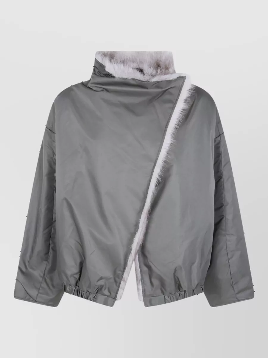 The Frankie Shop Faux Fur Reversible Short Coat