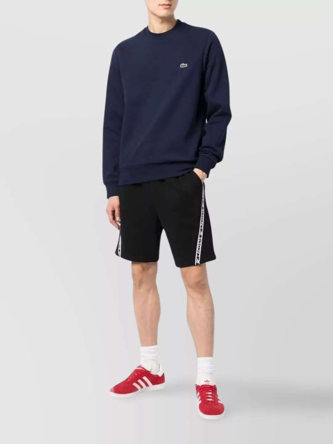 Lacoste Cotton Crew Neck Sweatshirt