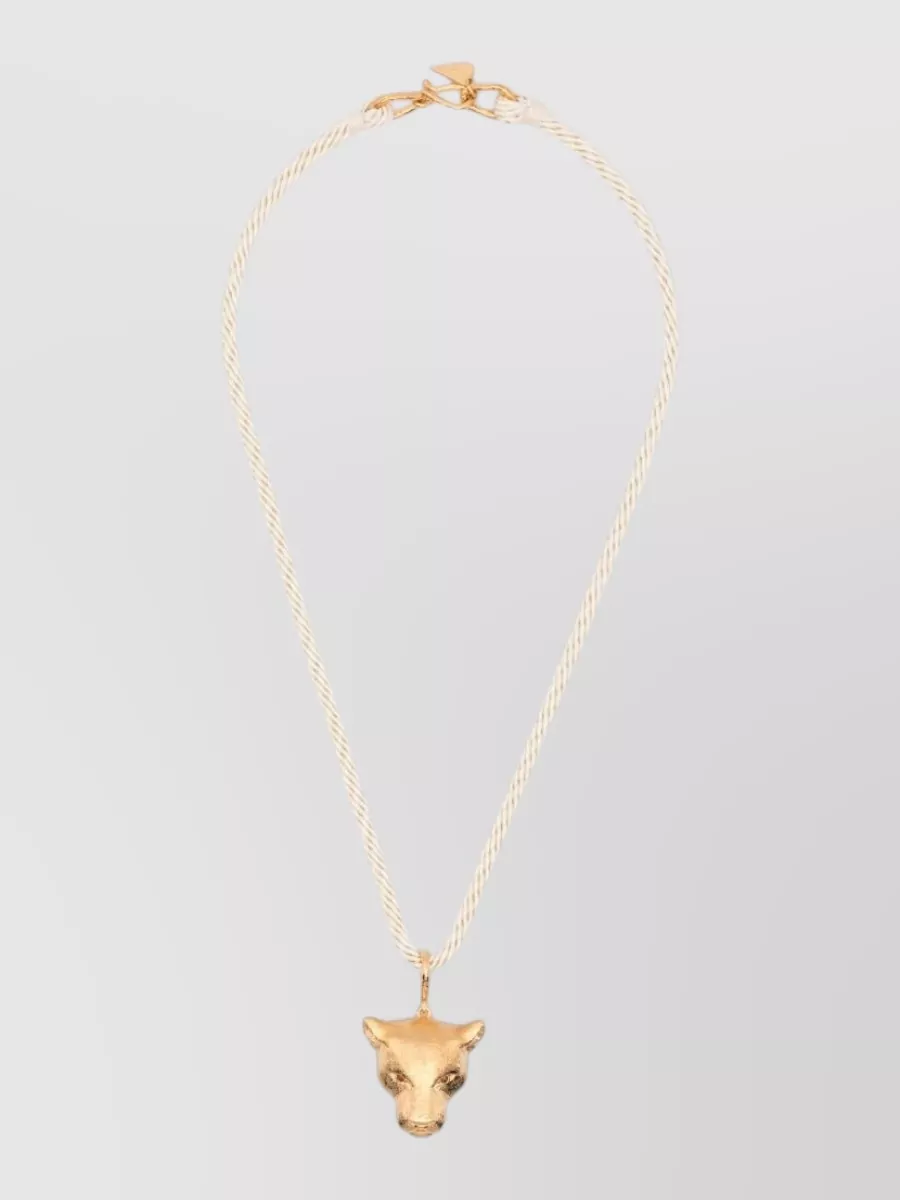 Forte Forte crystal embellished rope chain necklace