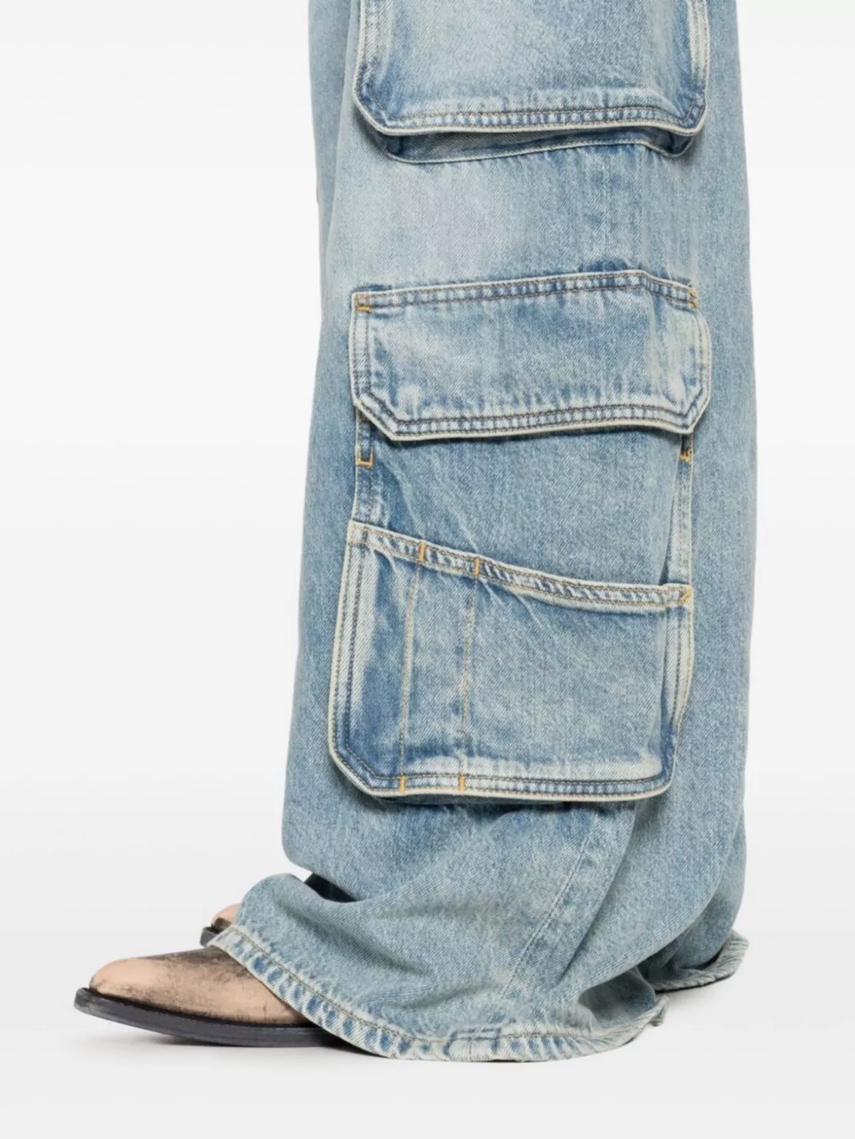 Diesel Utility Cargo Jeans Multiple Pockets