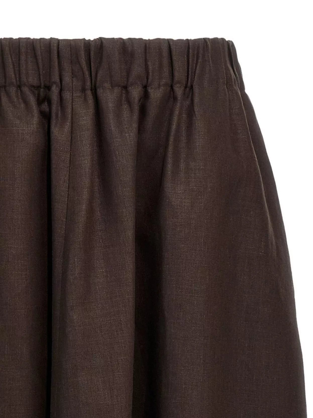 Brunello Cucinelli Elastic-waistband Midi Skirt