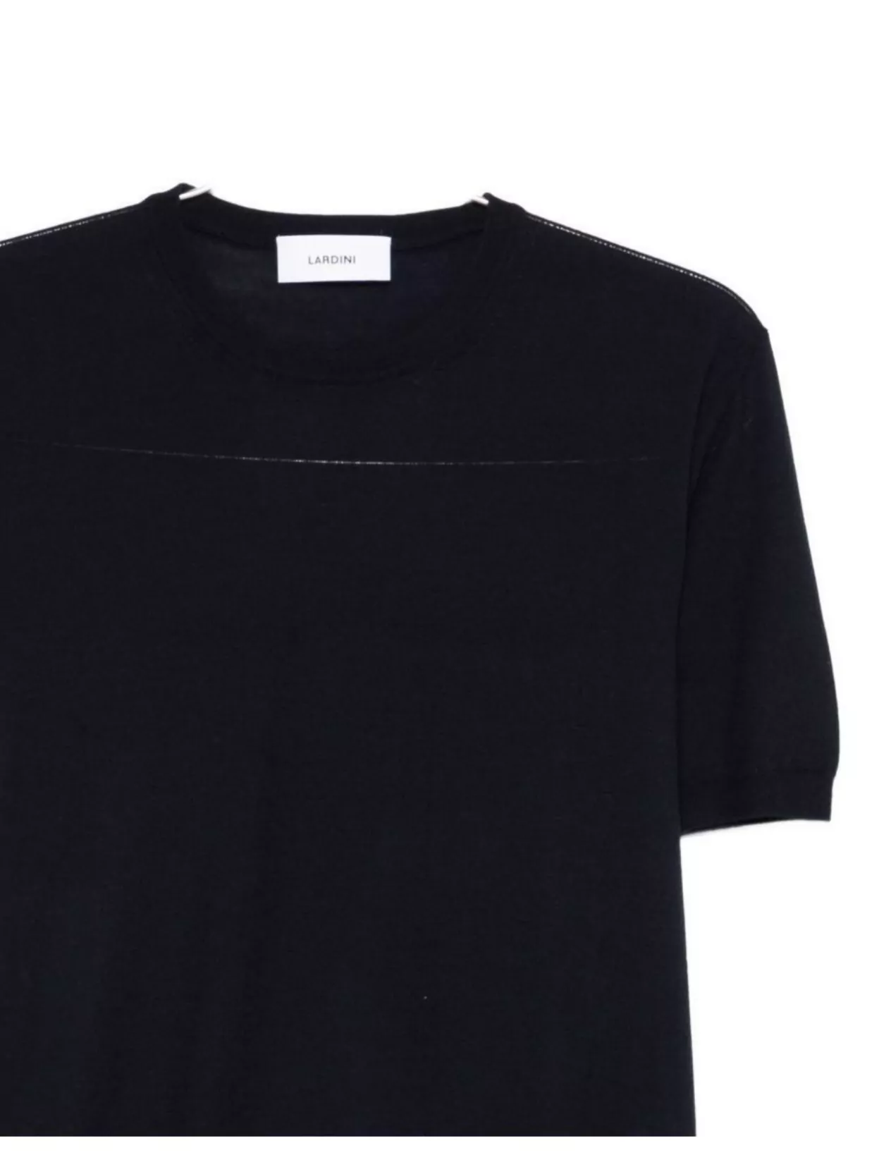 Lardini Short Sleeve Crew Neck Sweater