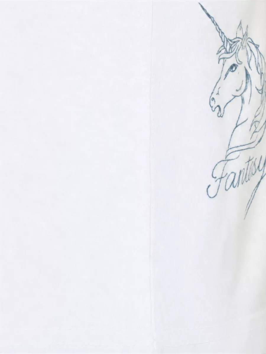Balenciaga Distressed Printed Cotton Short-Sleeve Top