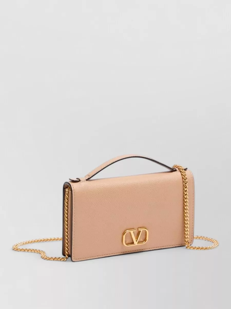 Valentino Garavani Vlogo Signature Leather Cross-Body Bag
