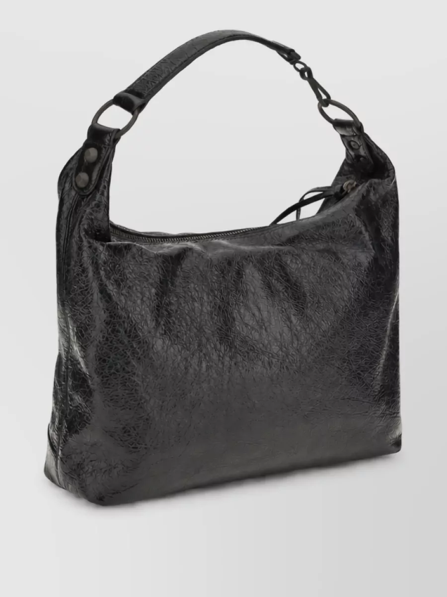 Balenciaga Le City Small Leather Hobo Bag