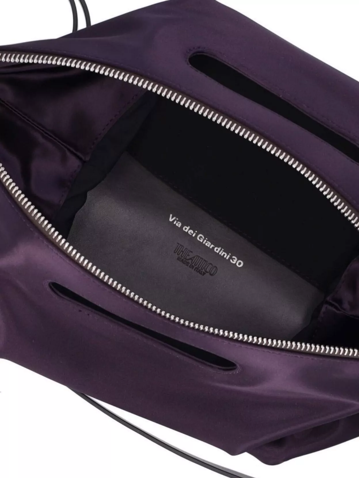 The Attico Luxe Satin Top Handle Tote Bag