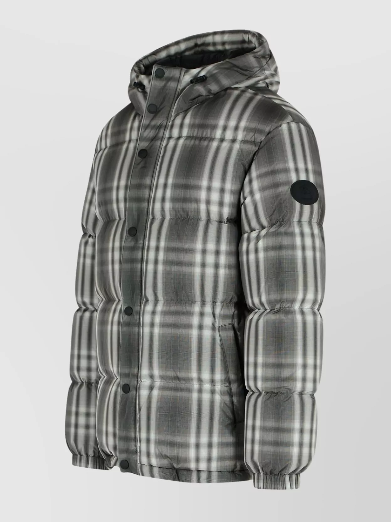 Burberry Hooded Down Jacket Quilted Design
