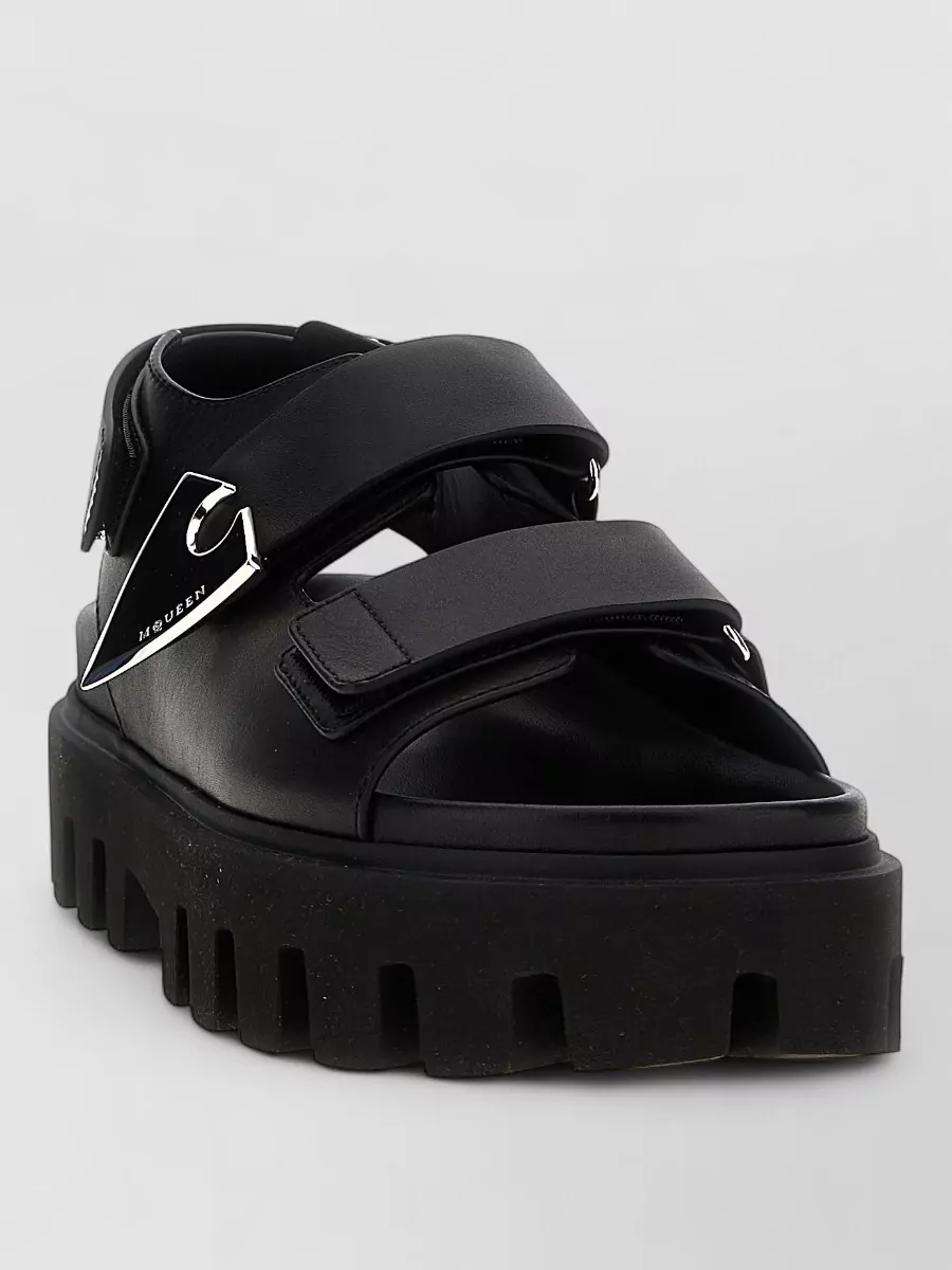 Mc Queen leather sandals