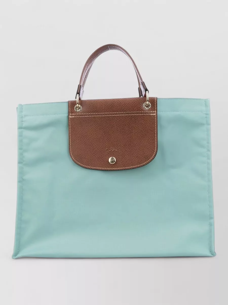 Longchamp leather tote bag