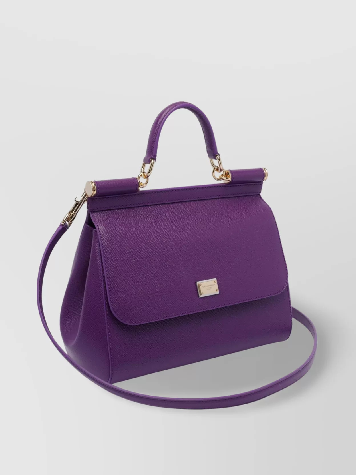 Dolce & Gabbana Large Shoulder Bag Gold-tone Hardware