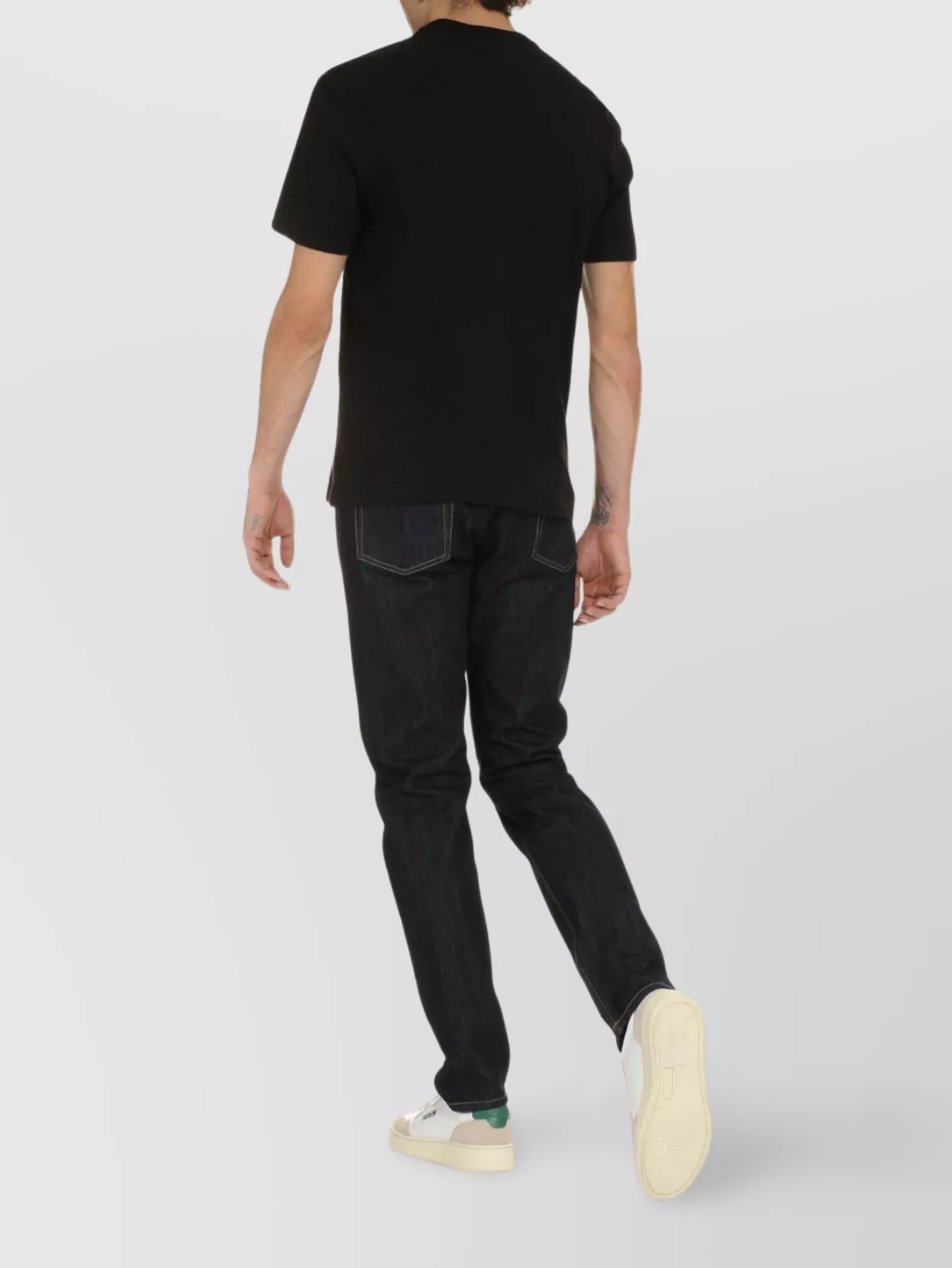 Golden Goose Ribbed Crew-Neck T-Shirt In Cotton
