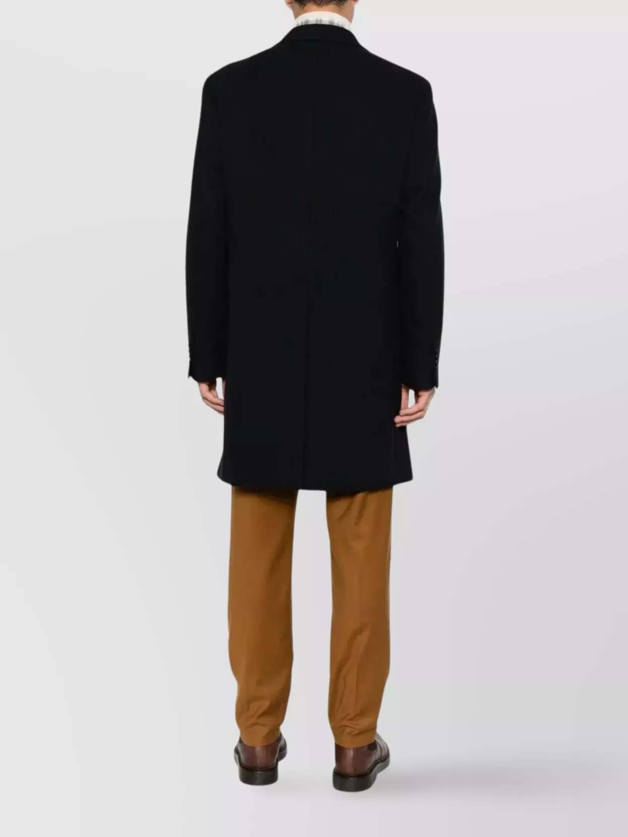 Tagliatore Men's Long Sleeve Single Breasted Coat