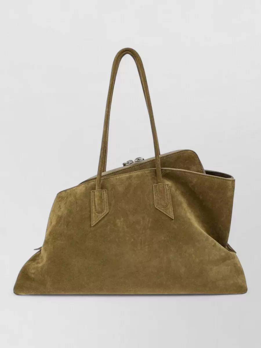 The Attico Medium Suede Leather Tote Bag