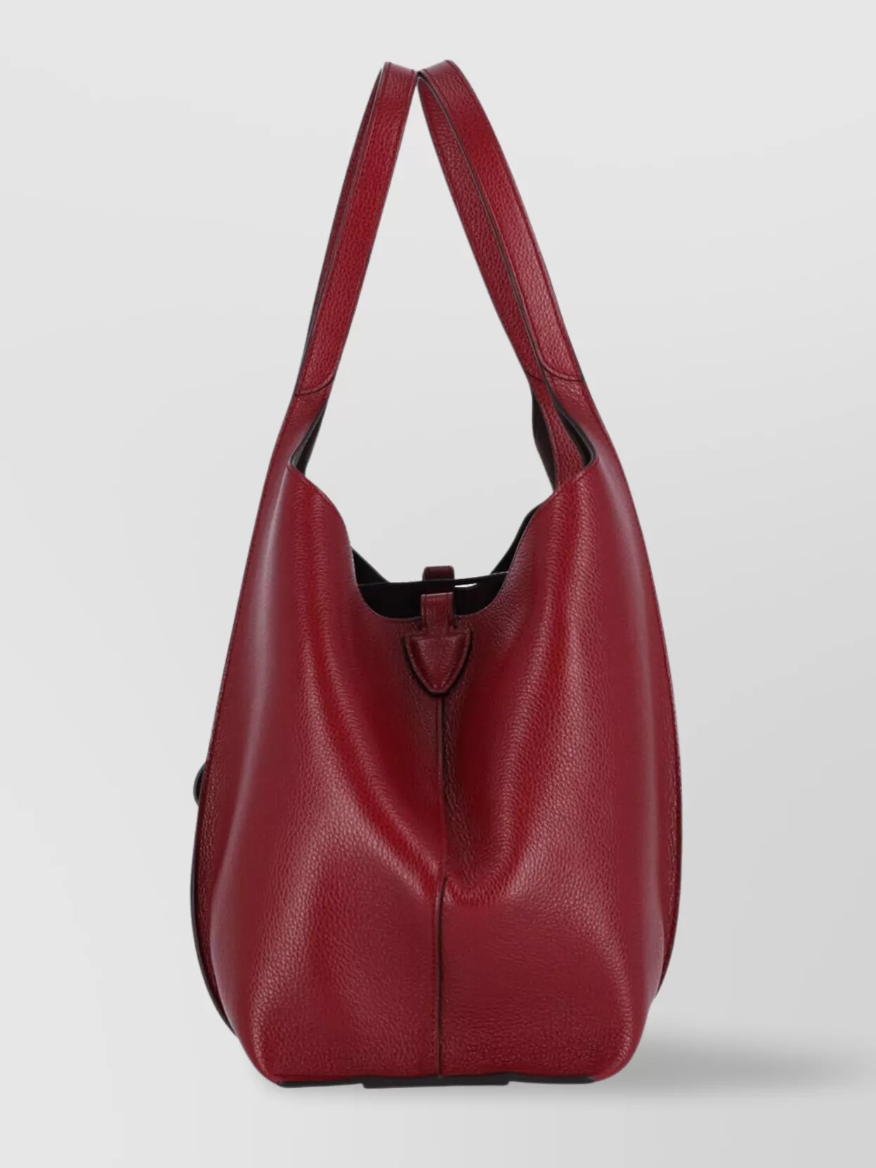 Tod's Leather Textured Top Handles Tote Bag
