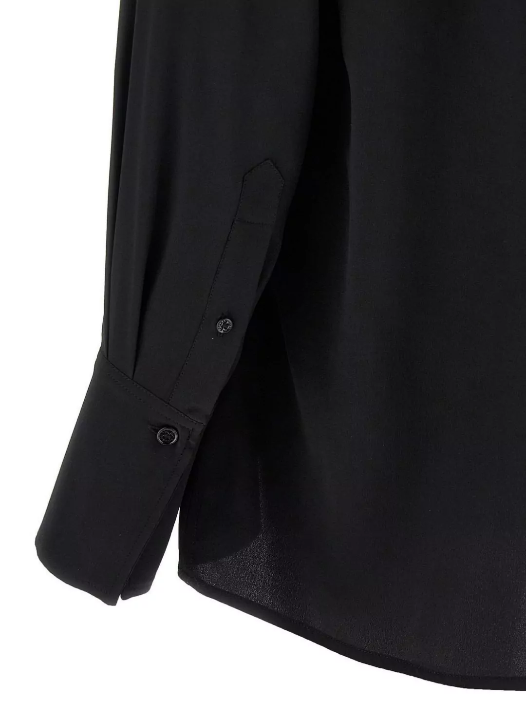 Victoria Beckham Gather Detail Tie Blouse With Gathered Shoulders