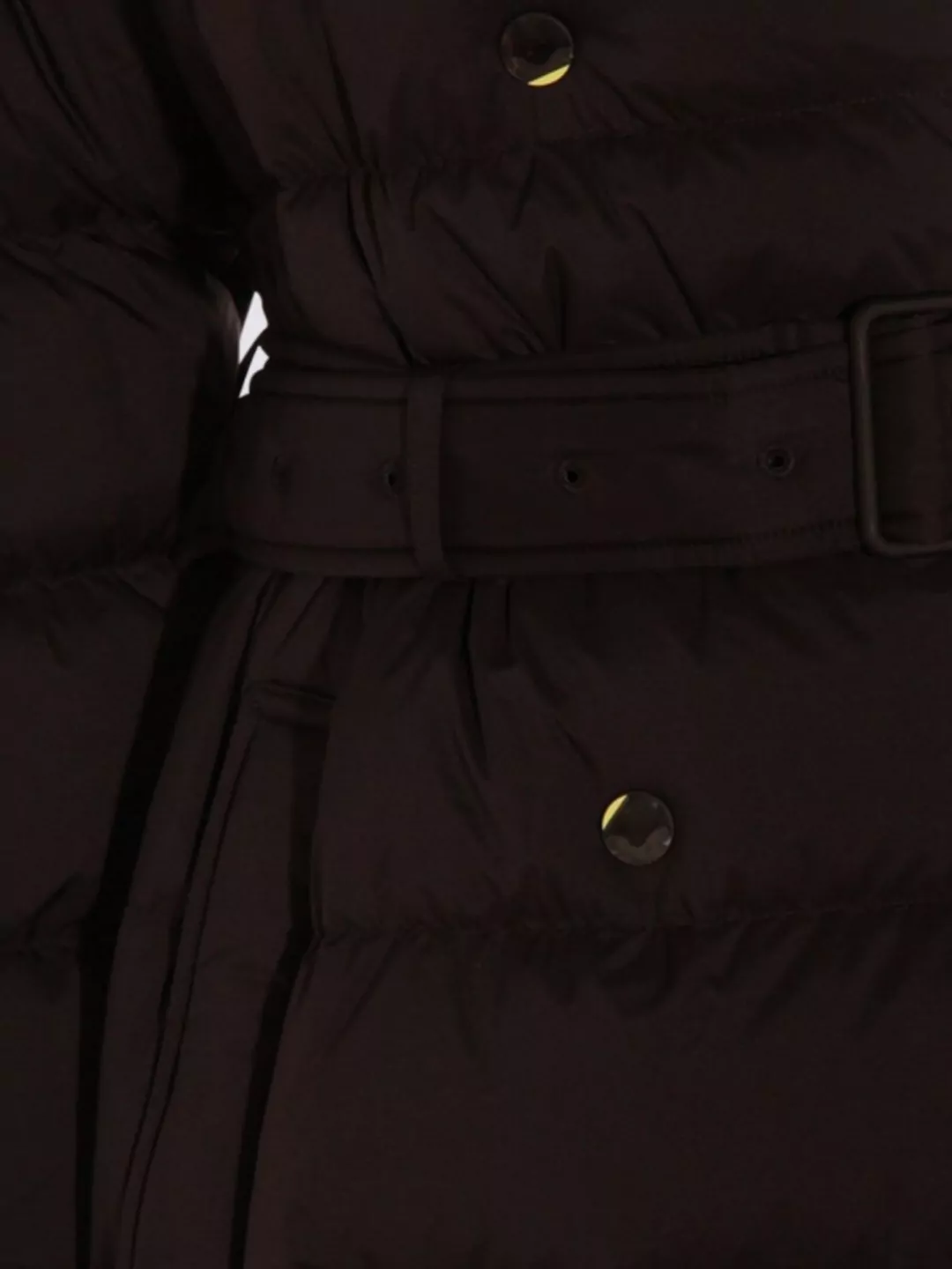 Burberry Quilted Hooded Double-Breasted Belted Jacket