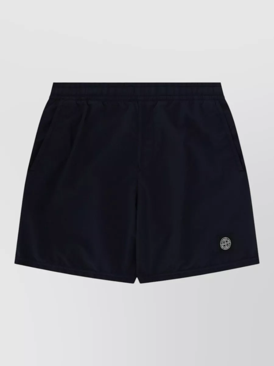 Stone Island logo swim shorts