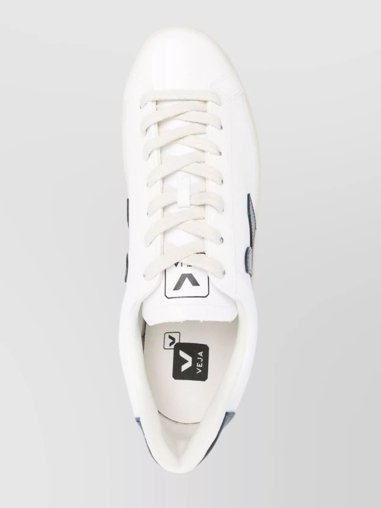 Veja Low-Top Round Toe Rubber Sole Sneakers