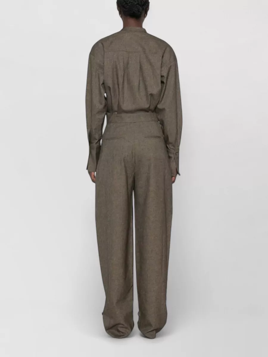 The Andamane Shirt Collar Jumpsuit