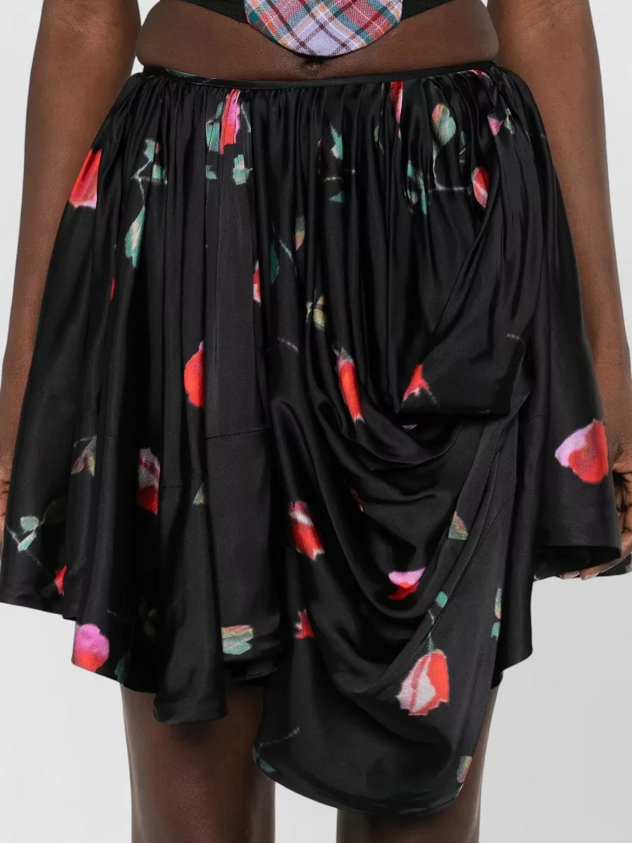 Ganni Printed Mini Skirt