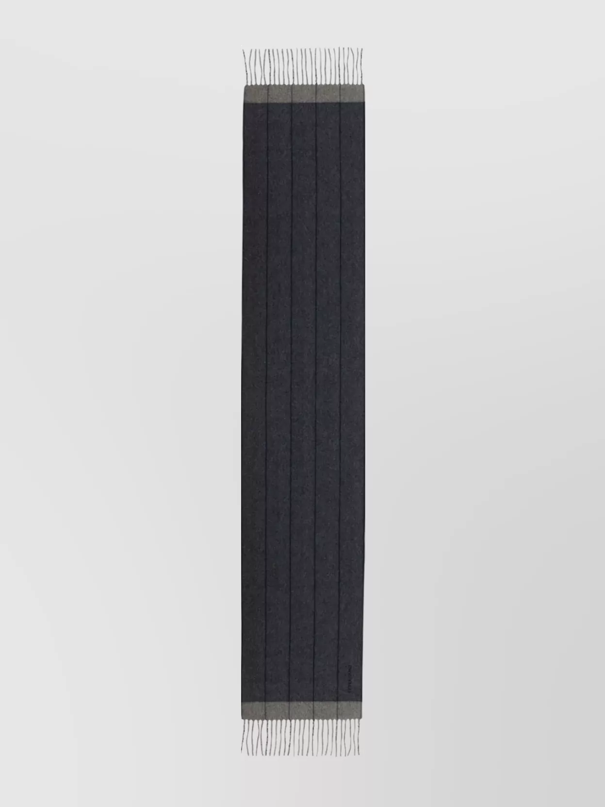 Ferragamo Cashmere And Wool Blend Scarf In Black