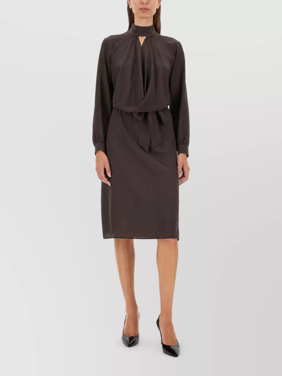 Kiton Silk Midi Dress