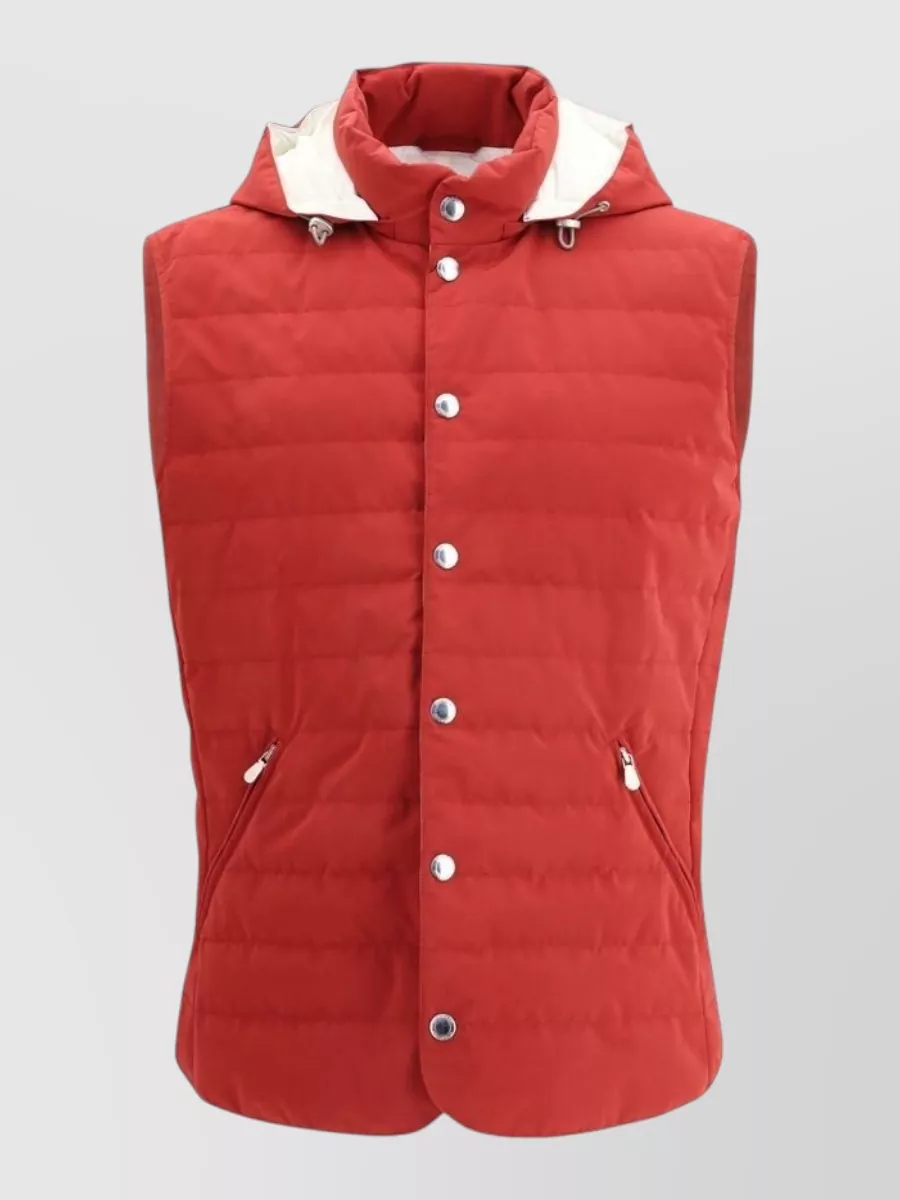 Brunello Cucinelli sleeveless puffer jacket