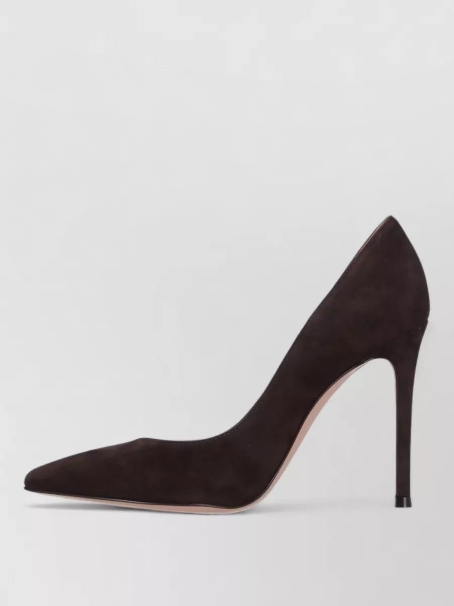 Gianvito Rossi Suede Leather High Heel Pumps