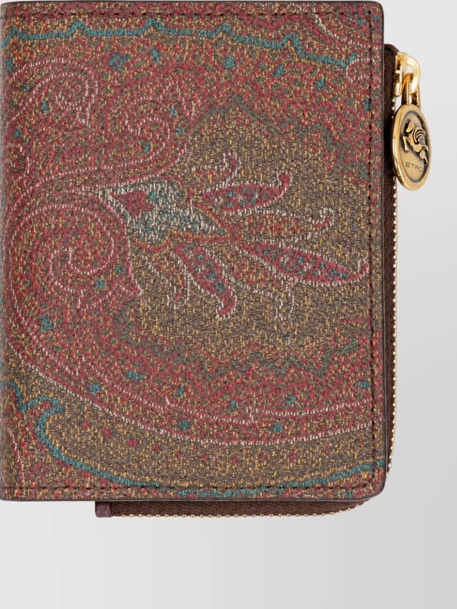 Etro Arnica Leather Wallet