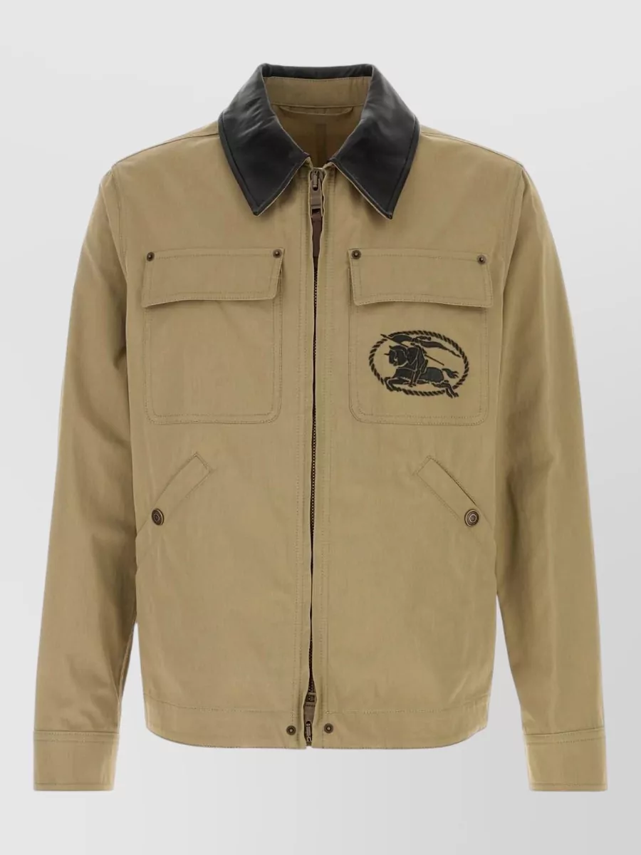Burberry Cotton single breasted coat