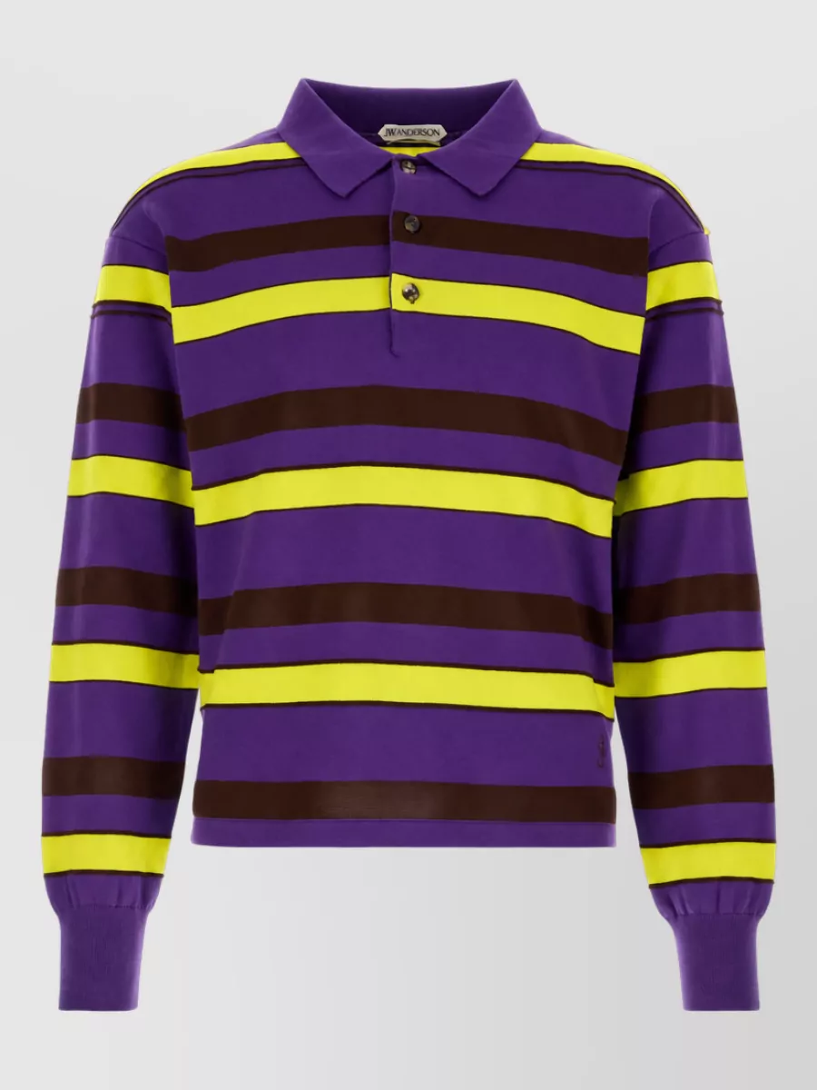 JW Anderson embroidered polo shirt