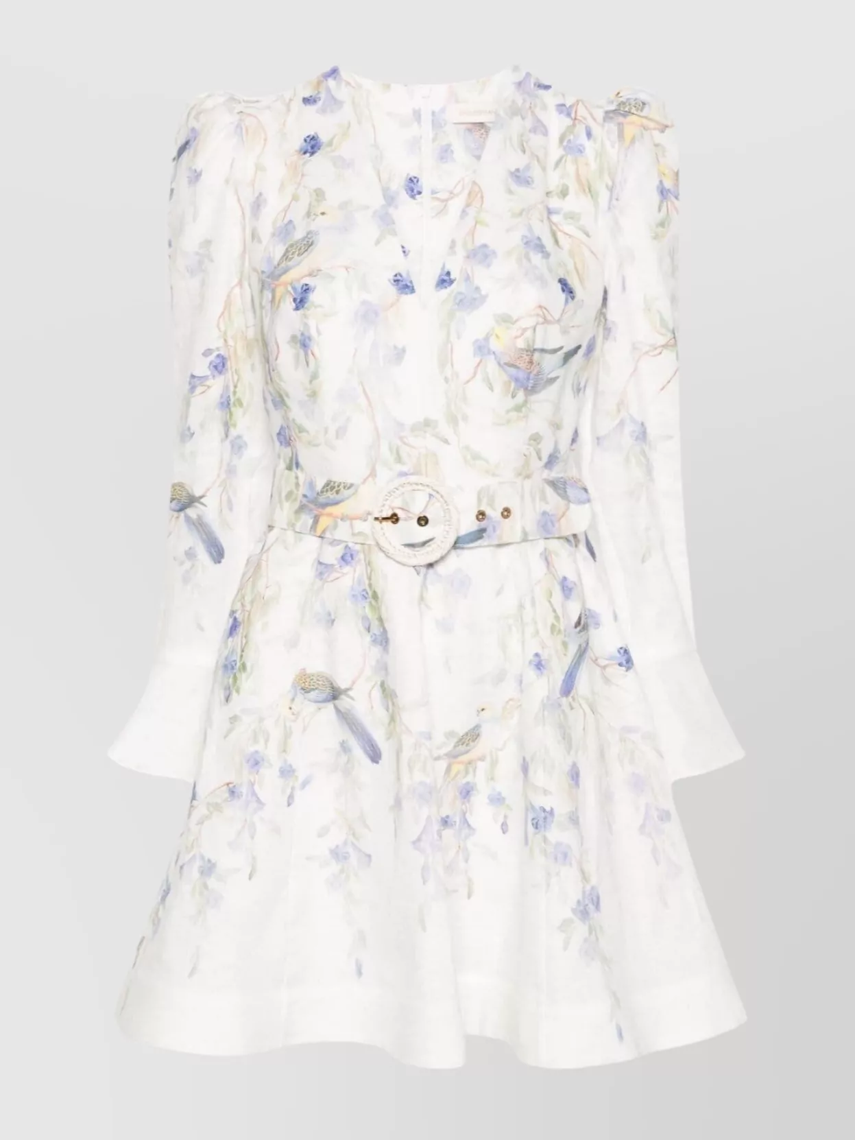 Zimmermann Graphic print linen mini dress | The Fashion Square Zimmermann Graphic print linen mini dress | The Fashion Square
