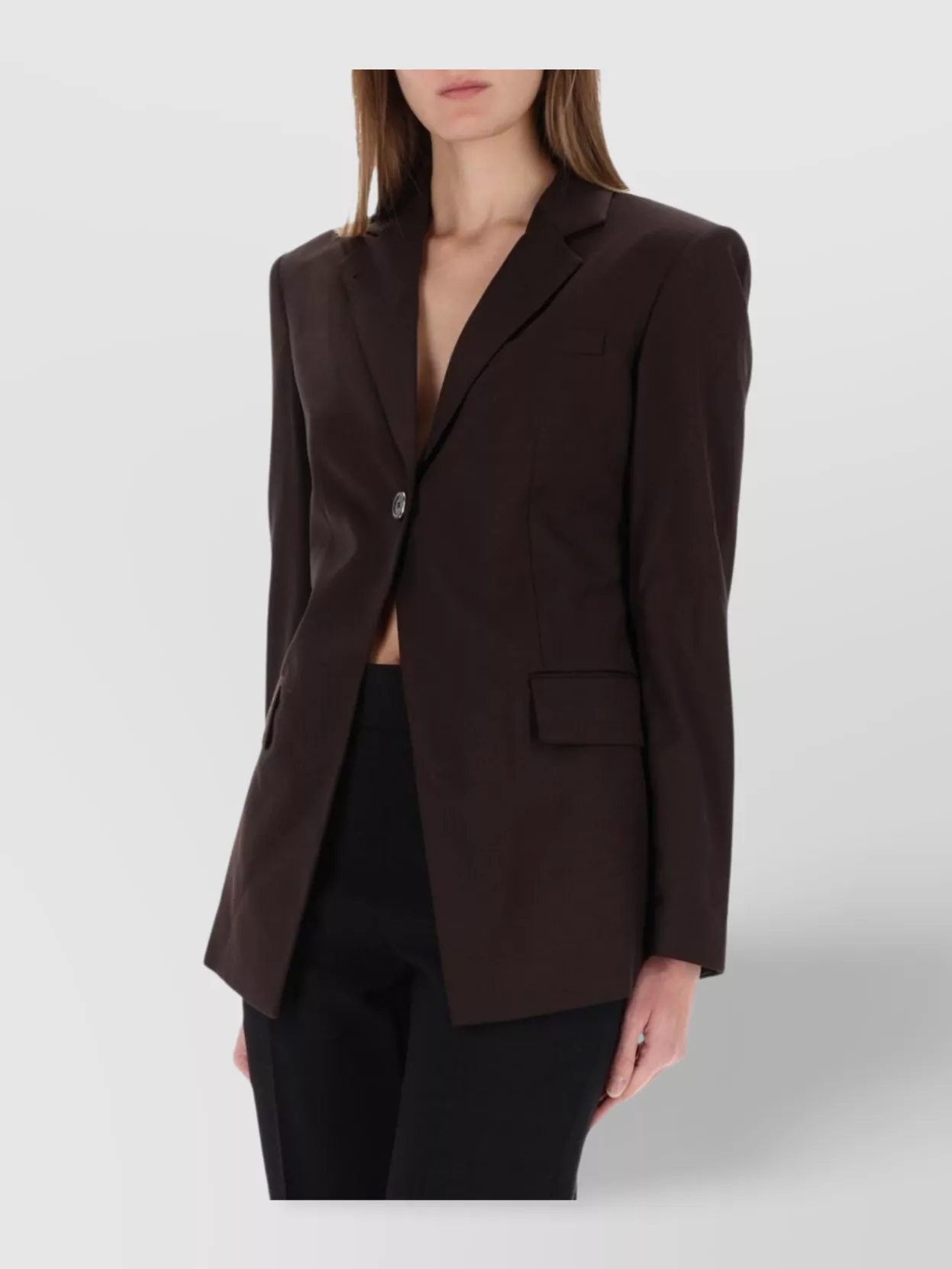 Helmut Lang Tailored Jacket With Back Belt Detail